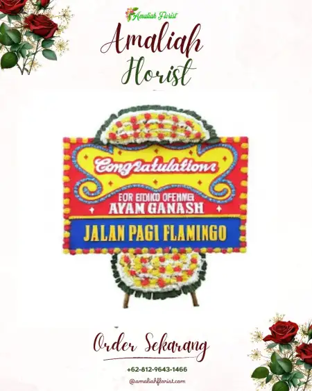Sewa Papan Bunga Sibanggede